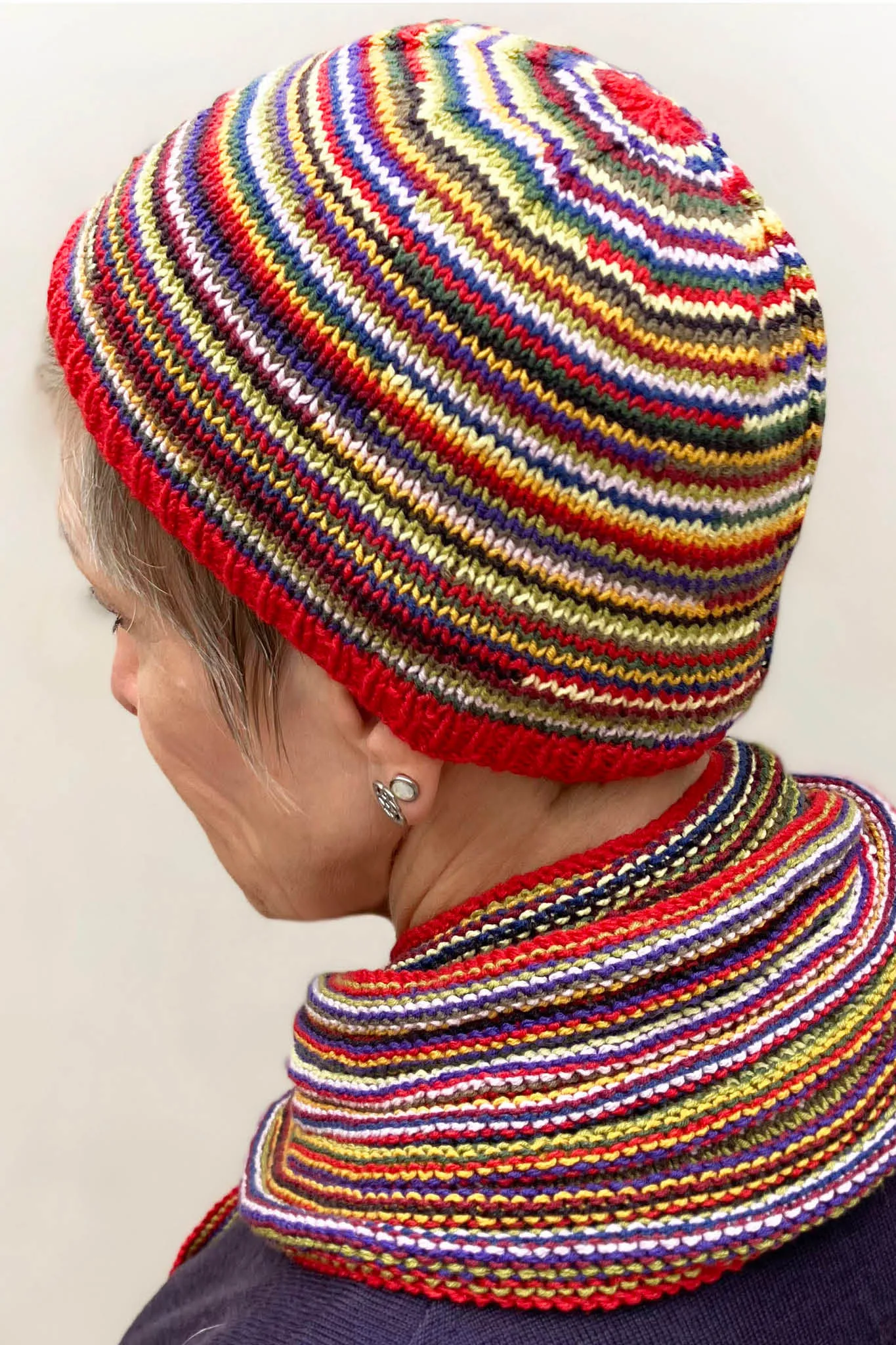 Erin Hat and Scarf Designer Knitting Pattern