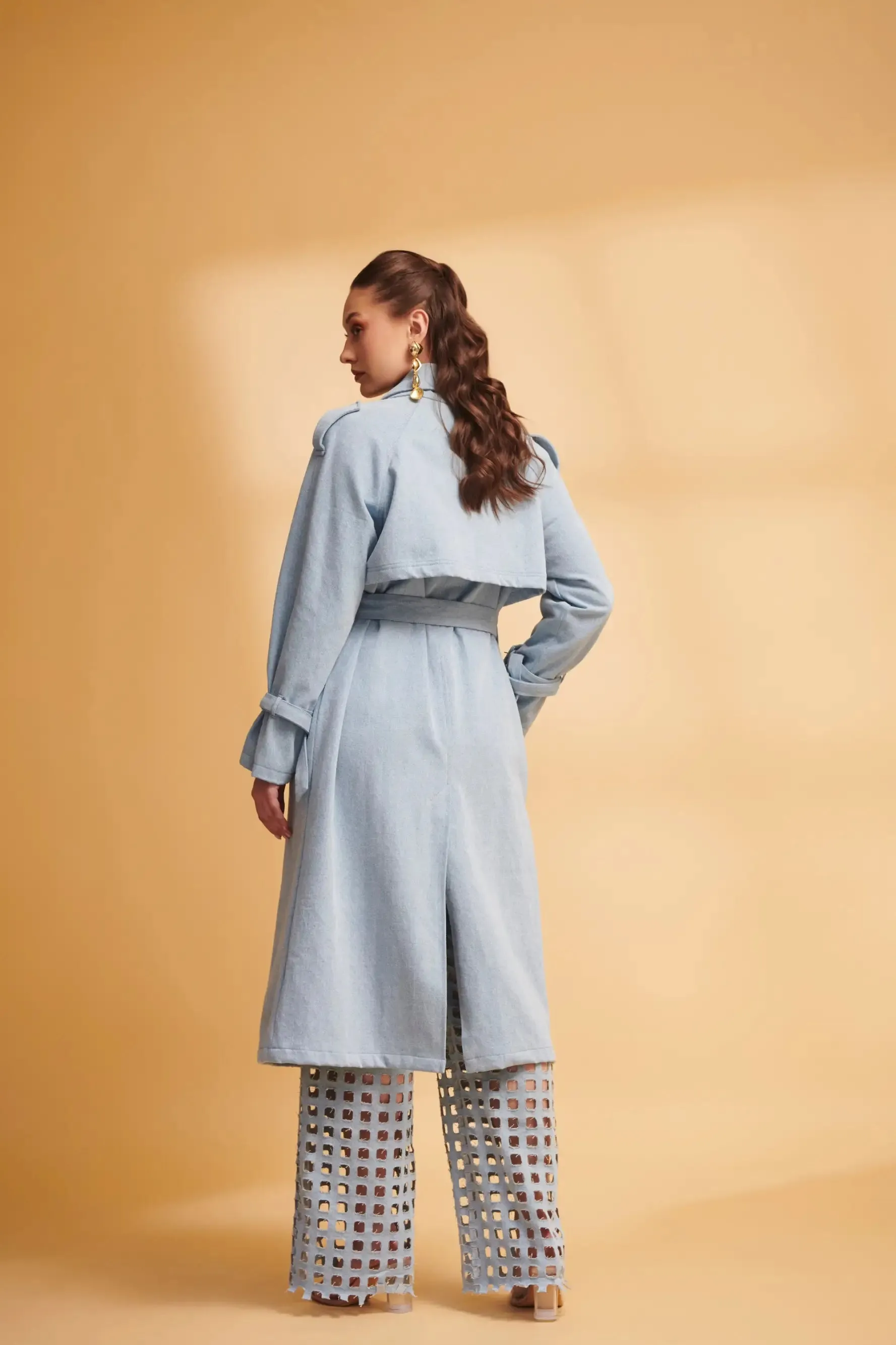 ETHER Denim Trench