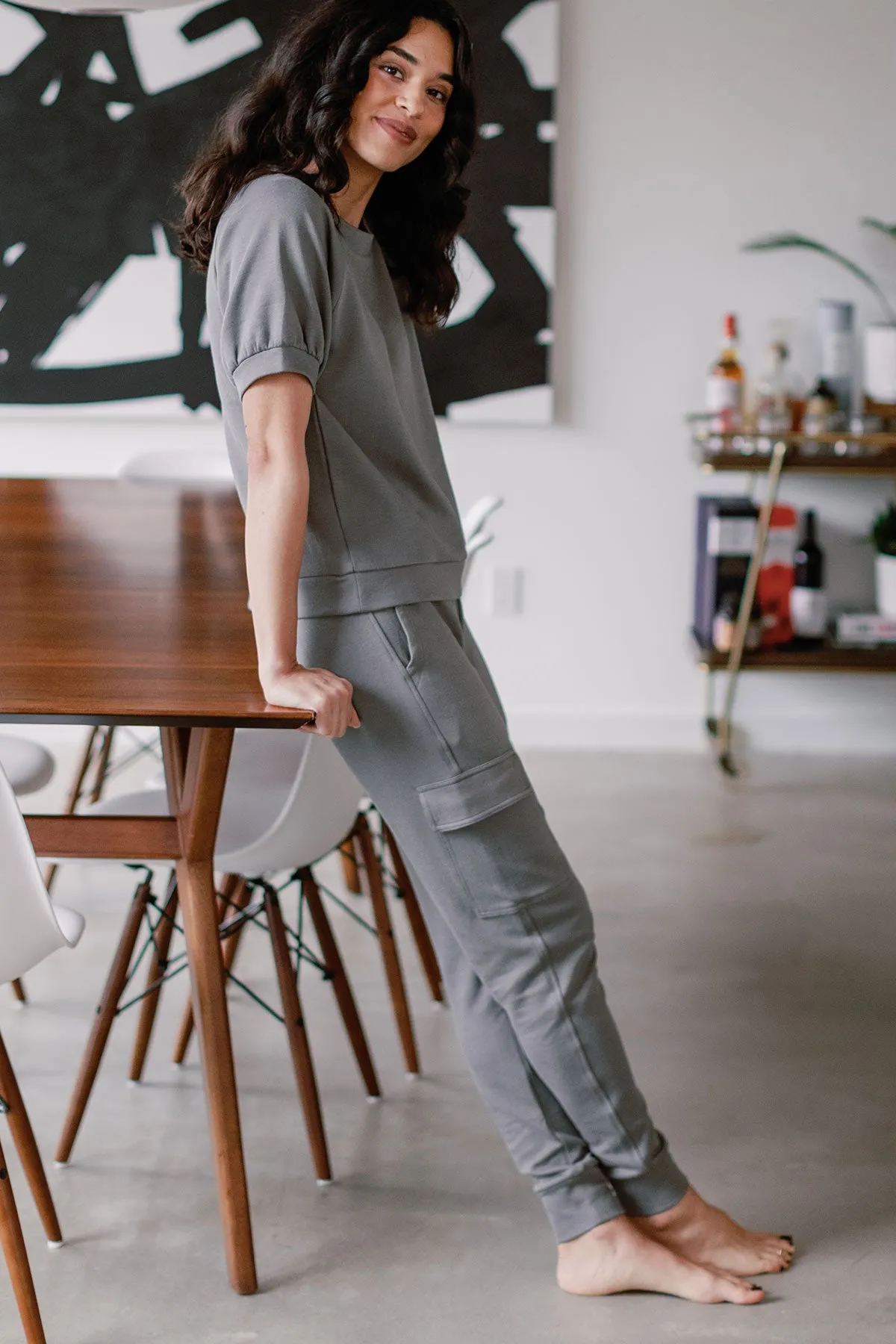 Fay Bamboo & Organic Cotton Cargo Joggers