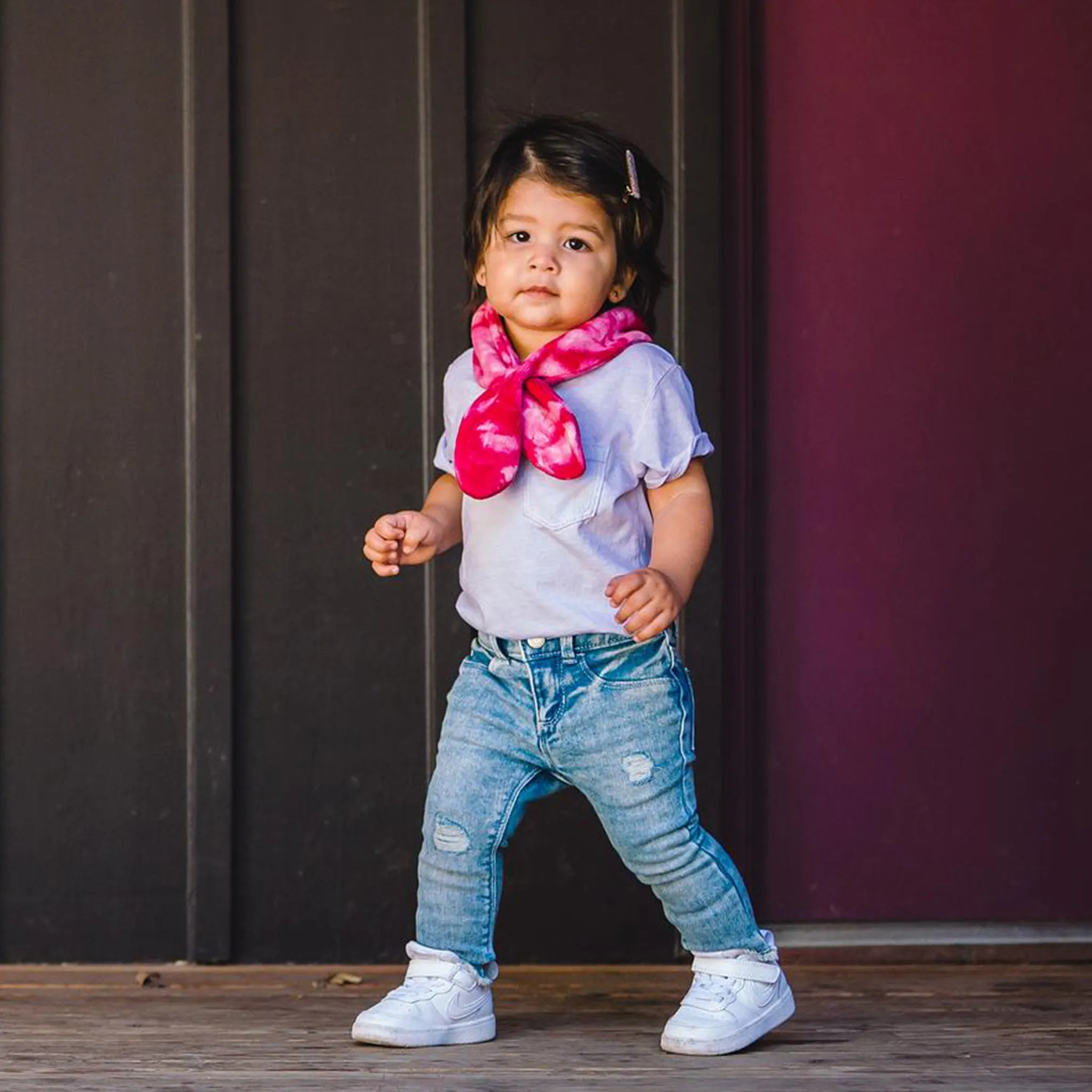 Fuchsia Tie Dye Neckerchief