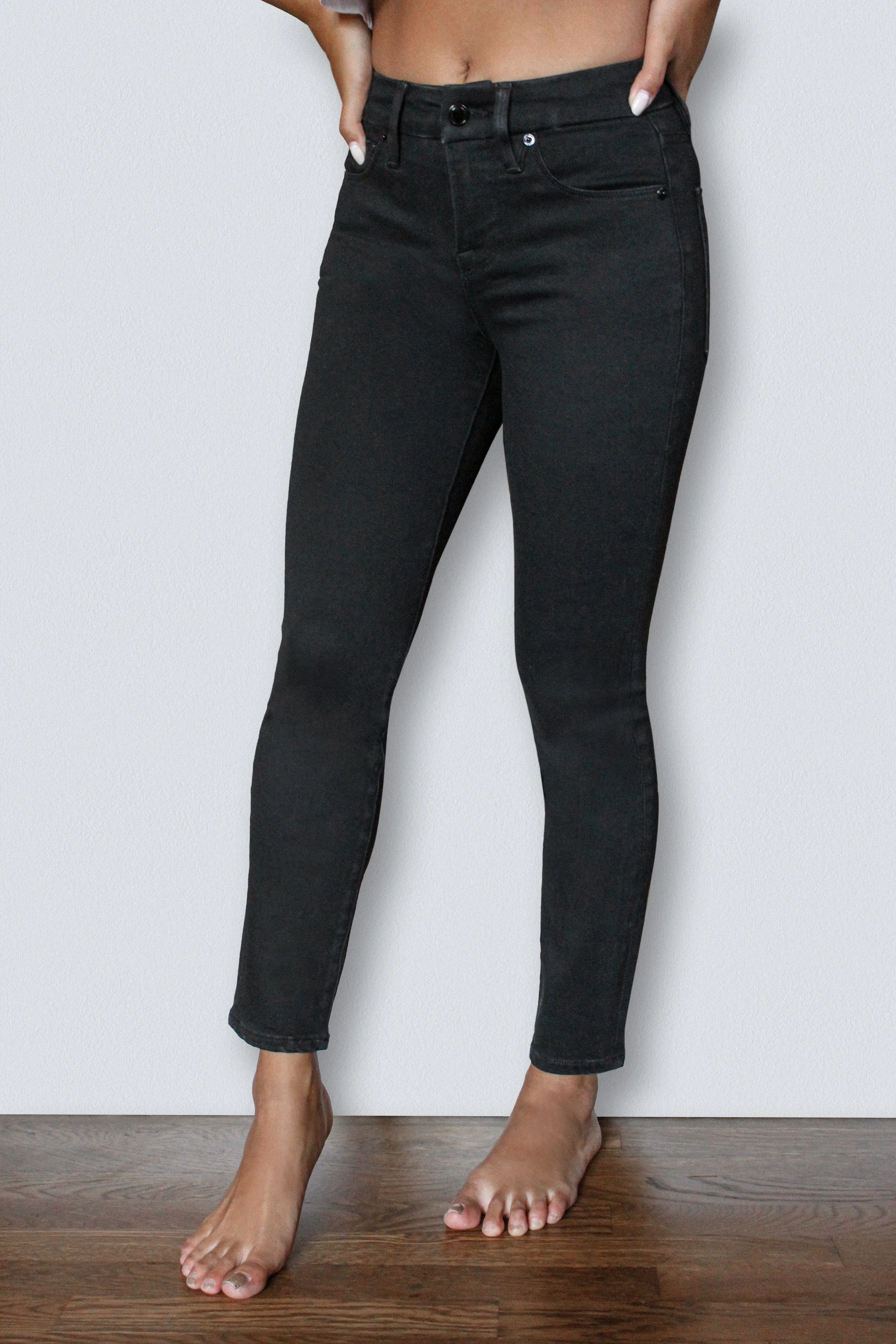 GOOD PETITE SKINNY | BLACK001