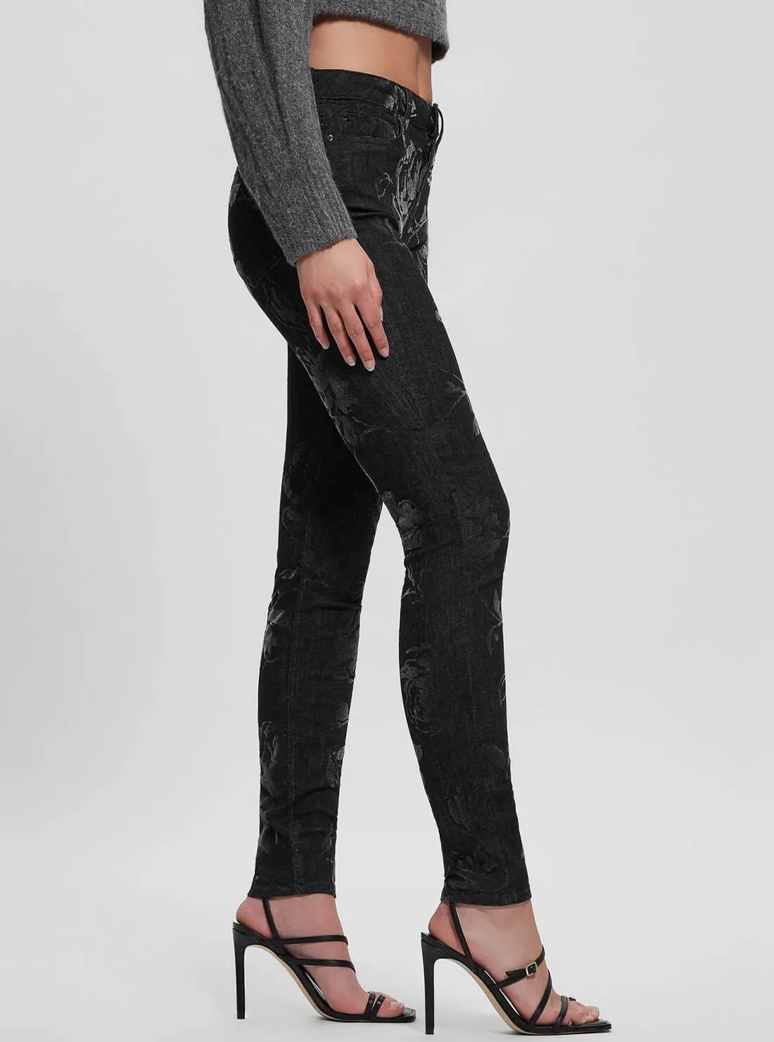 High-Rise 1981 Skinny Leg Denim Jeans In Armstrong Wash