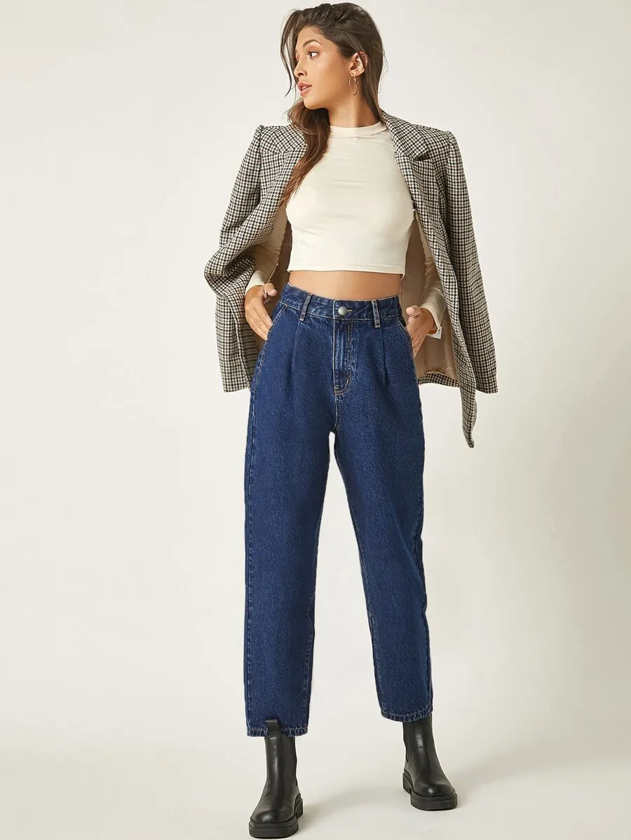 High-waisted Baggy Jeans