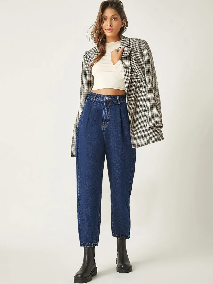 High-waisted Baggy Jeans