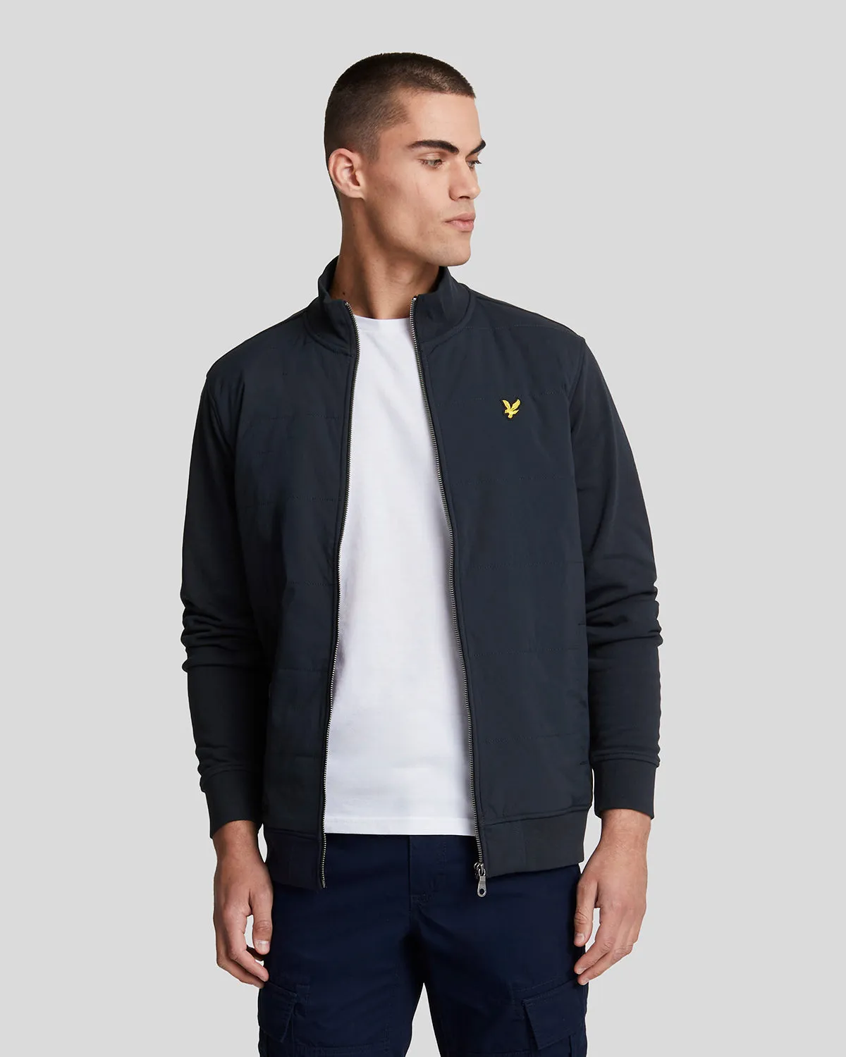 Hybrid Baffled Track Jacket