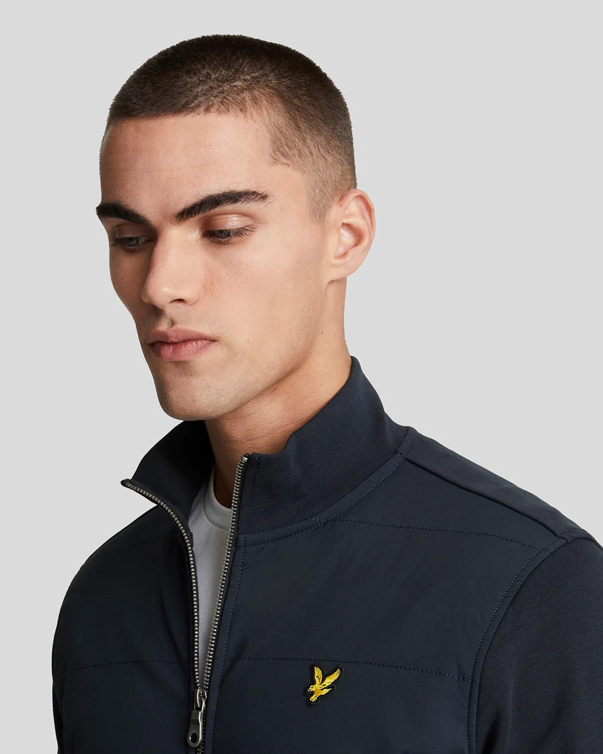 Hybrid Baffled Track Jacket