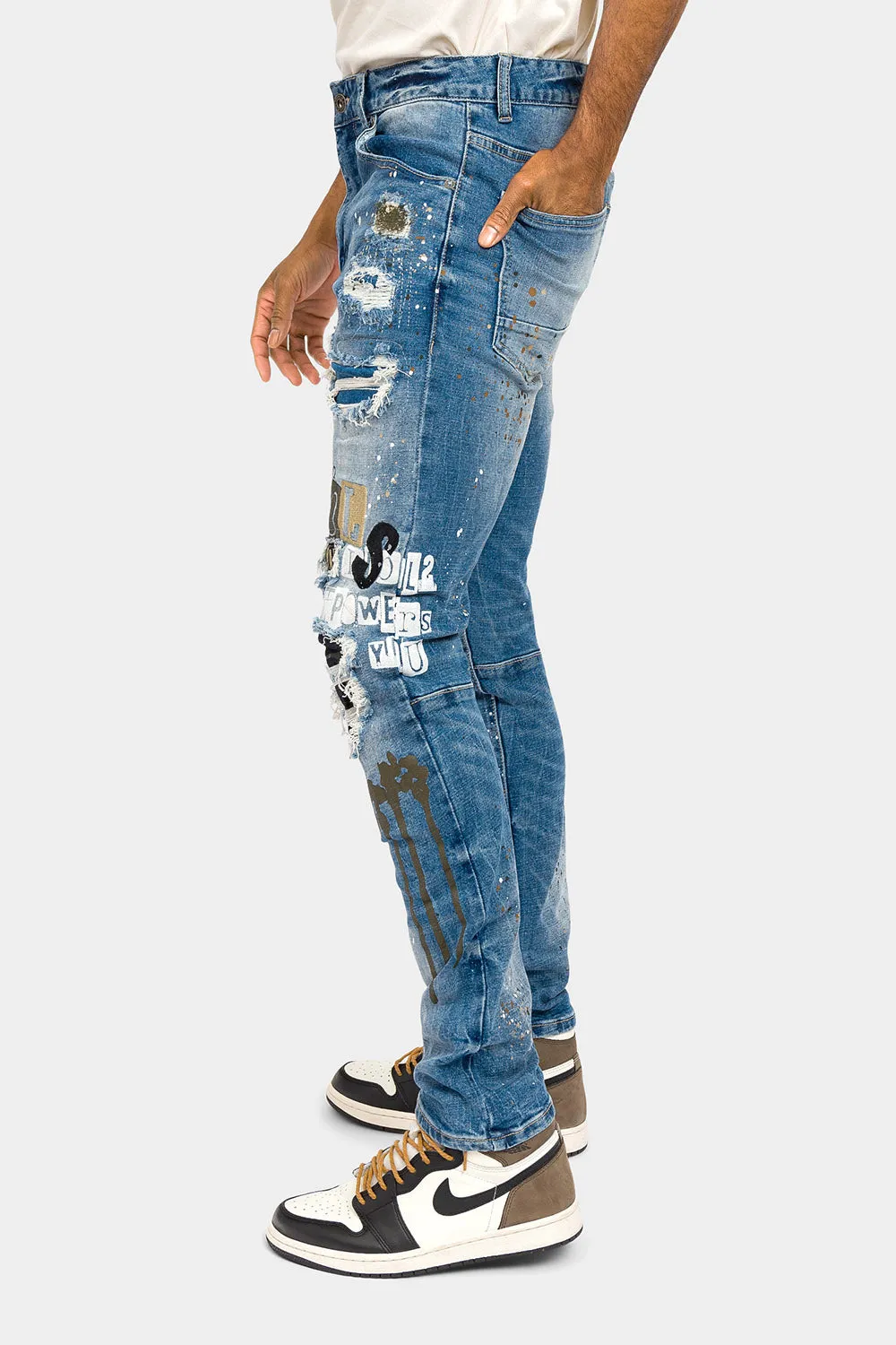 Idols Punk Denim Jeans