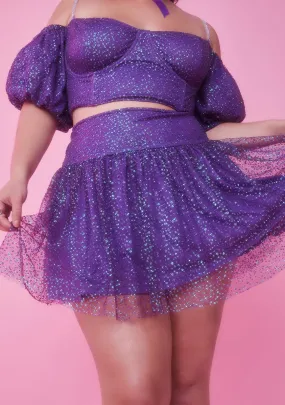 Infinite Broken Spell Glitter Skirt