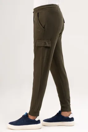 INTERLOCK CARGO TROUSER DARK OLIVE