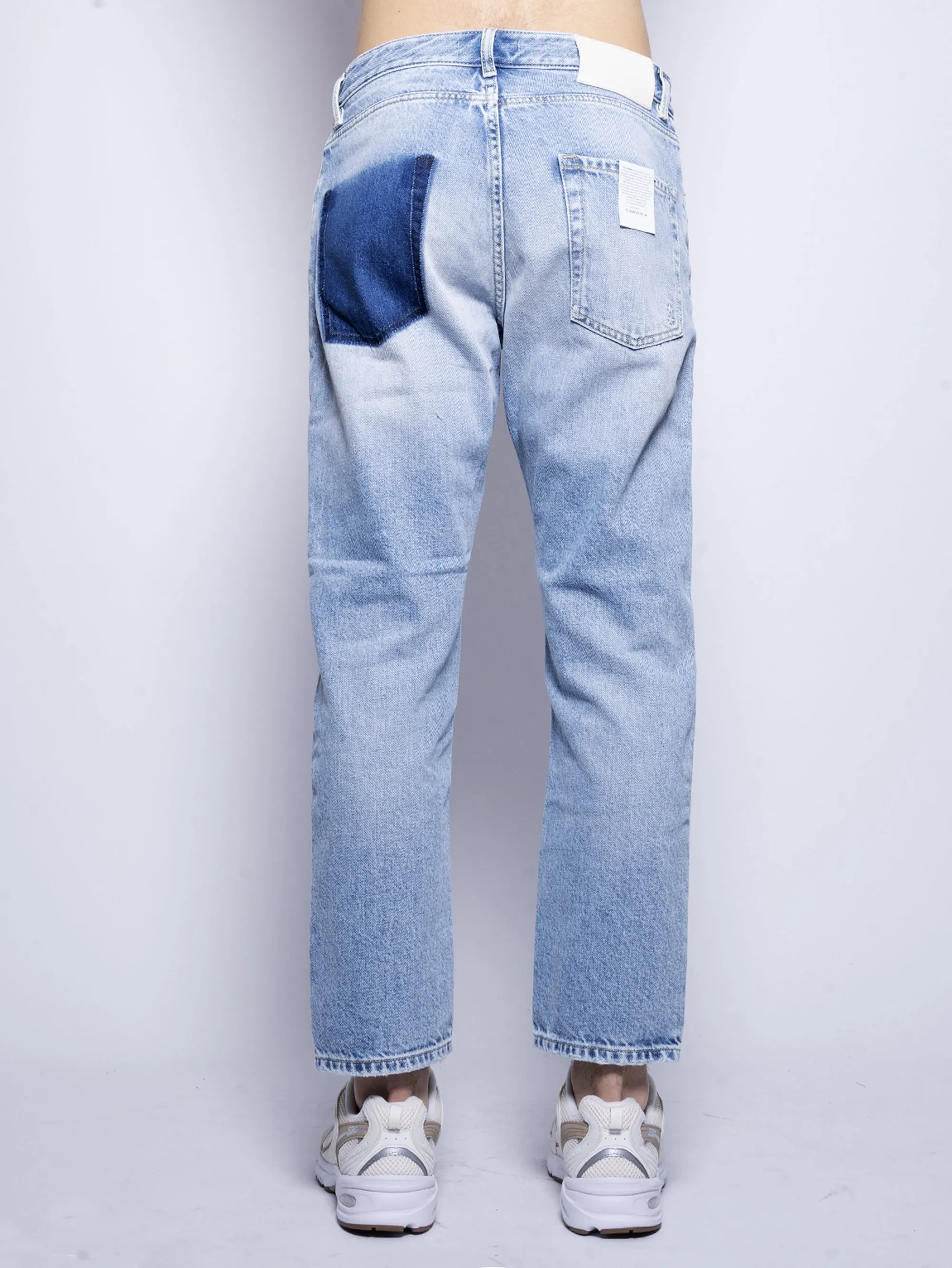 Jeans Josh Gamba Dritta con Tagli Blu