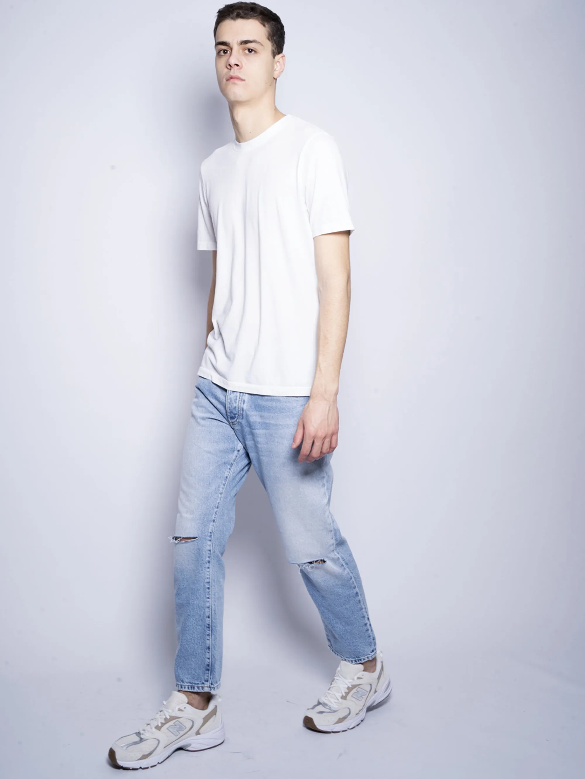 Jeans Josh Gamba Dritta con Tagli Blu