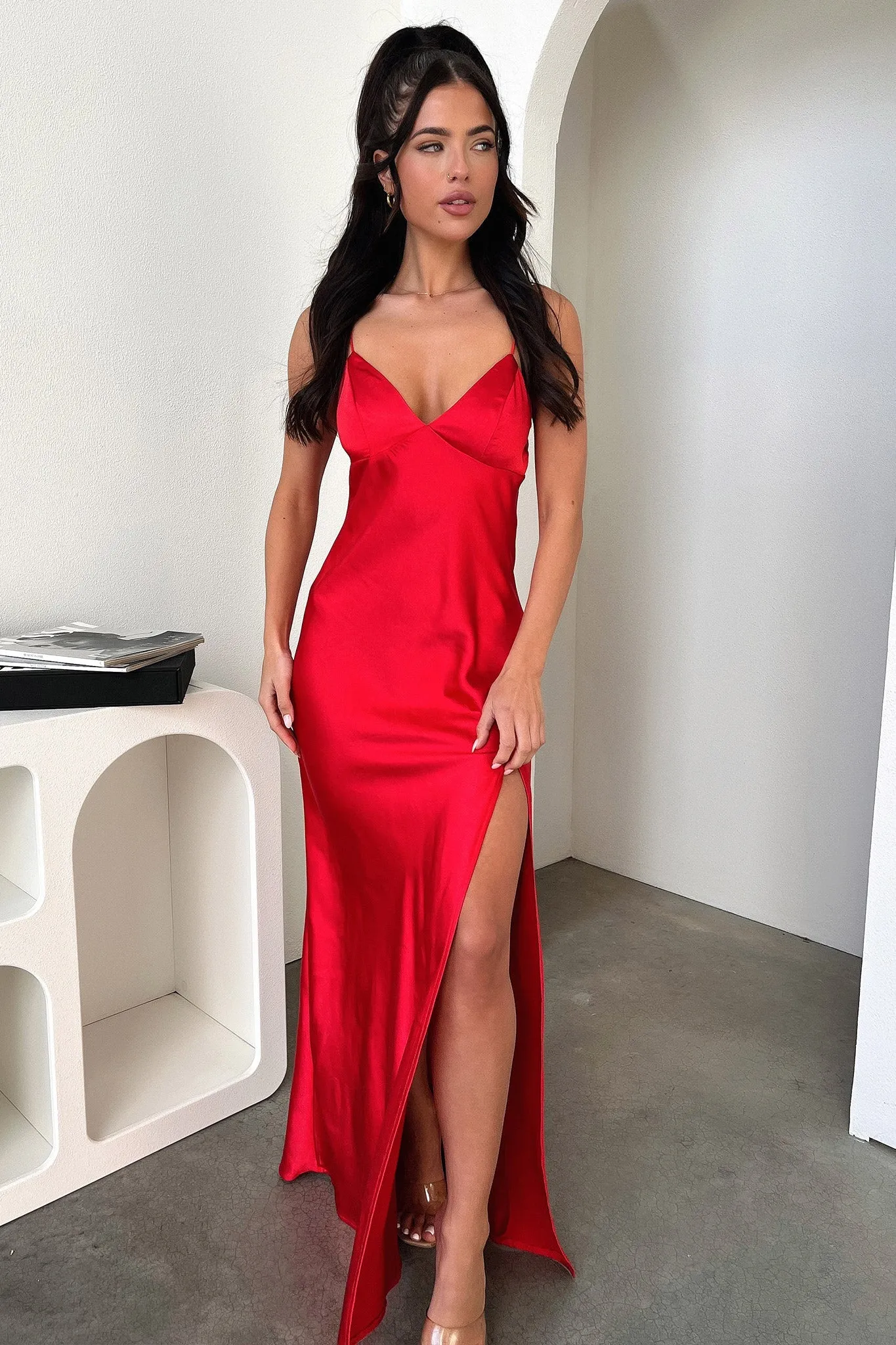 Jennifer Maxi Dress - Red