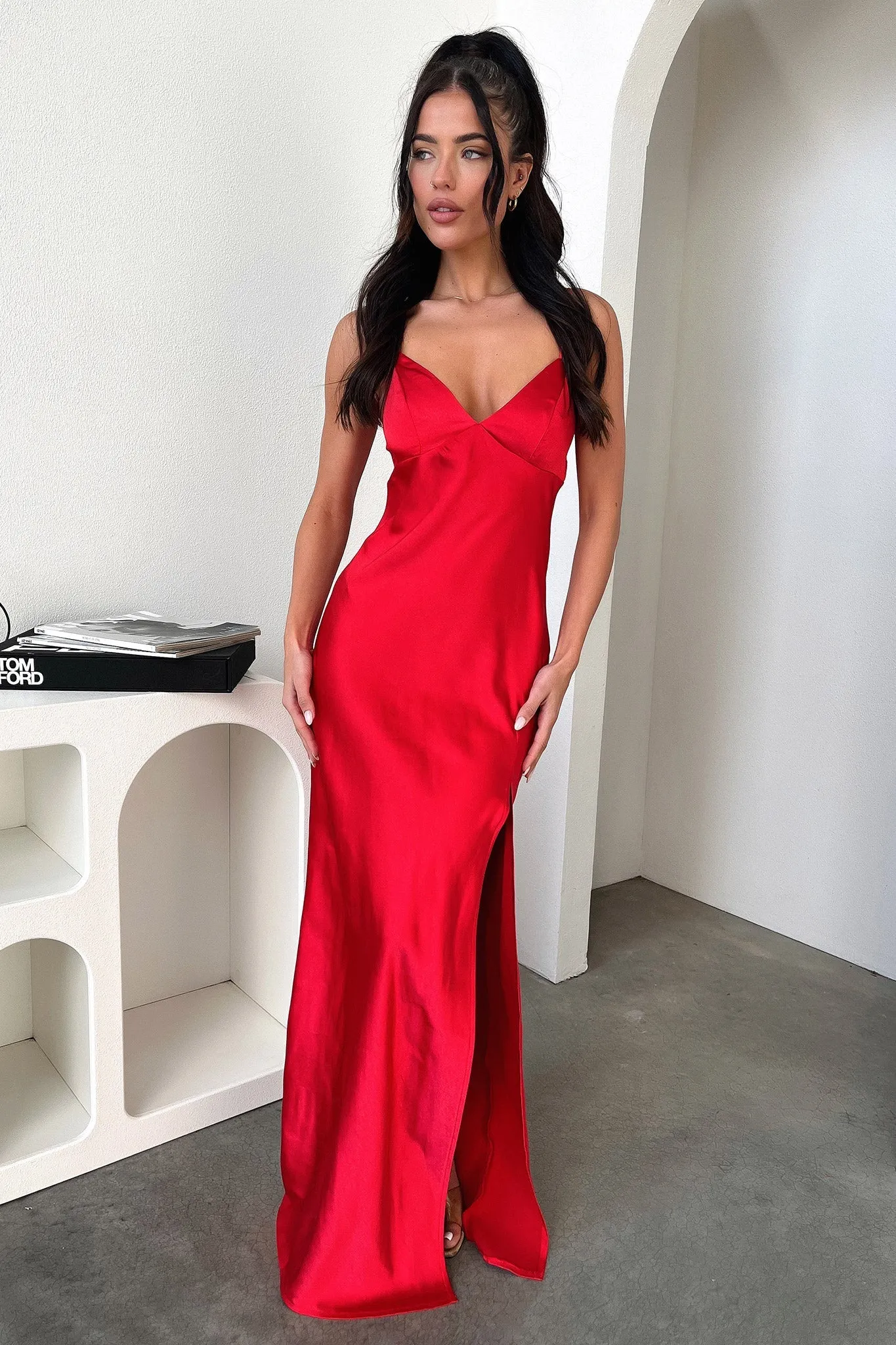 Jennifer Maxi Dress - Red