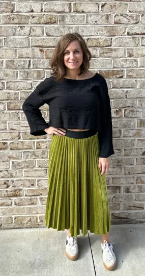 Jewel Green Skirt