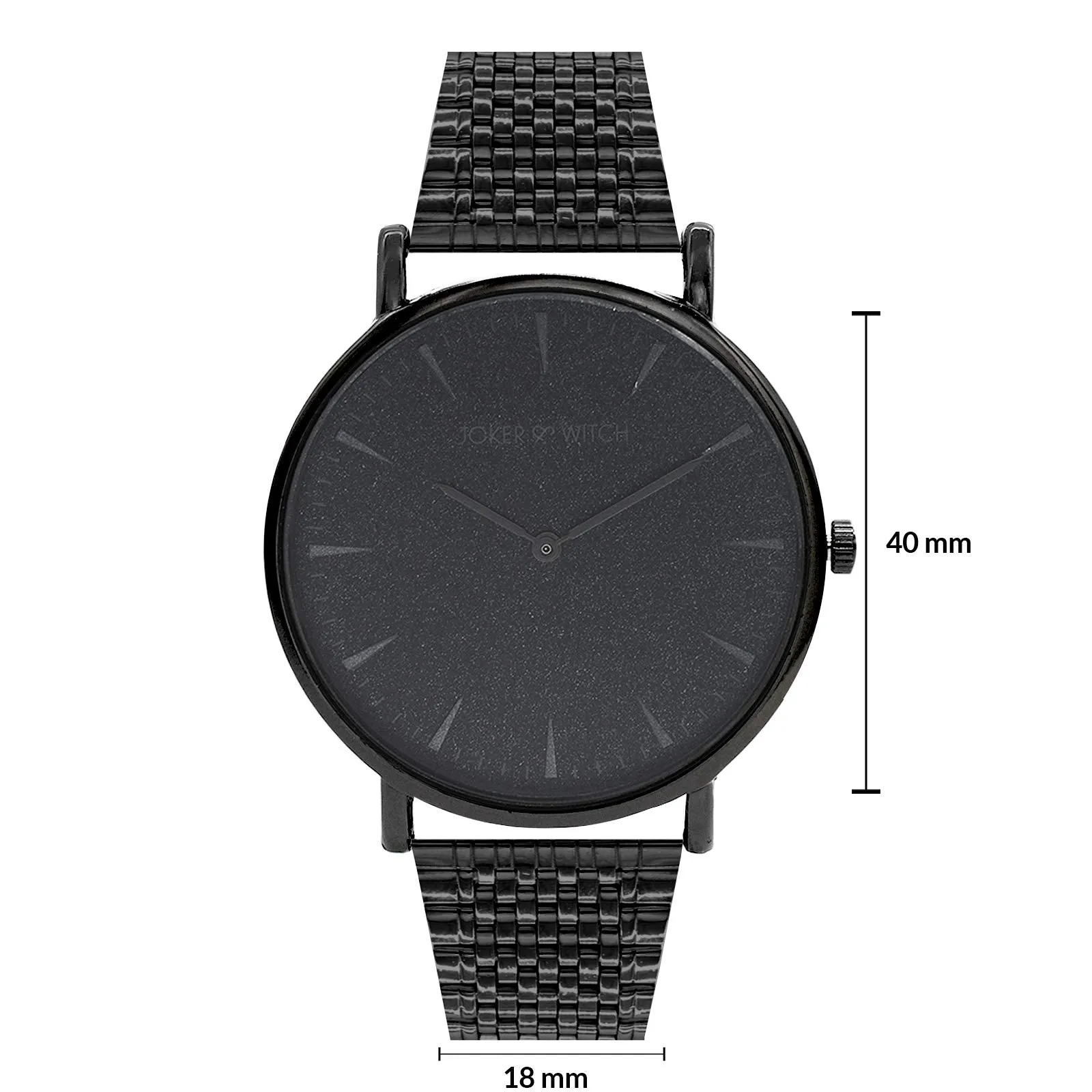 Joker & Witch Phile All Black Men's Watch