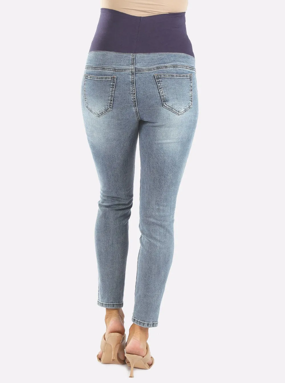 Julie Over the Bump High Waist Slim Maternity Jeans