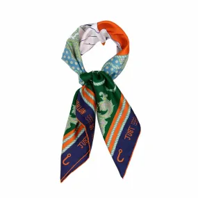 JUST US, NOTHING ELSE SILK SCARF