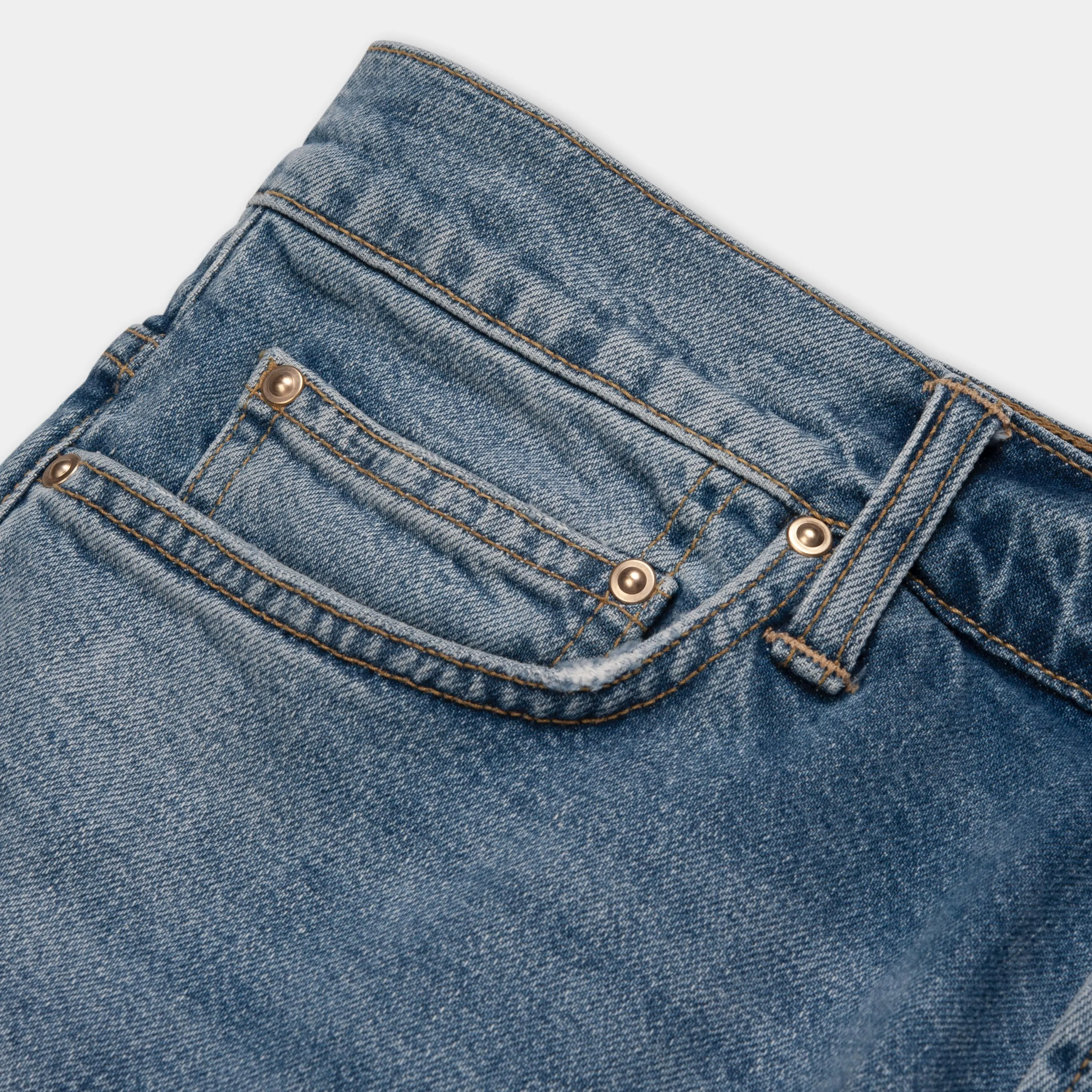 Klondike Pant - Stretch Denim | Blue (worn bleached)