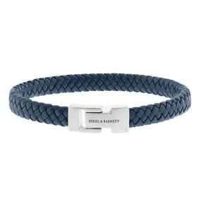 Leather Bracelet Archie Jeans Blue LBA-004-45E60U-M