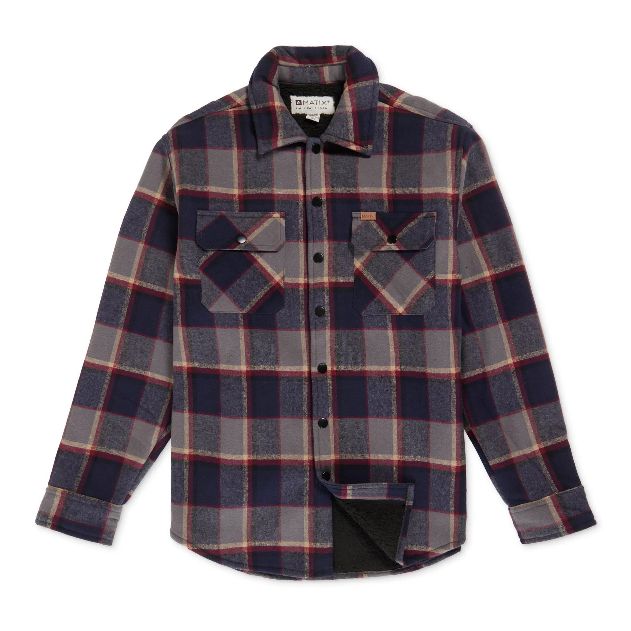 Ledge Flannel Sherpa Shirt Jacket