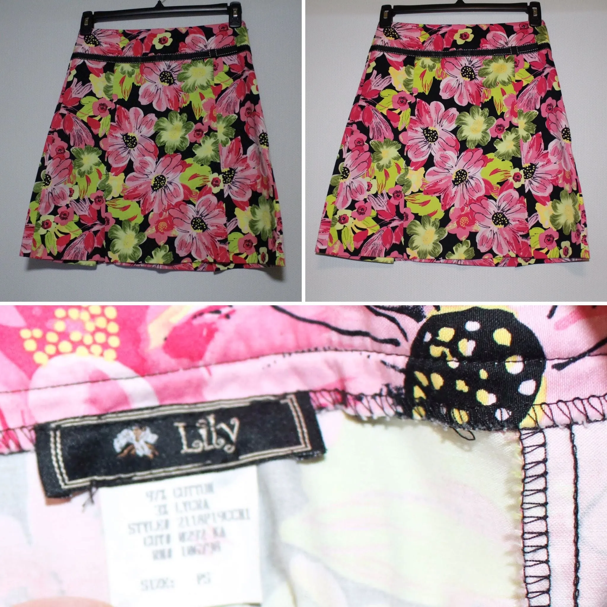 Lily Spring Summer Floral Skirt Size PS