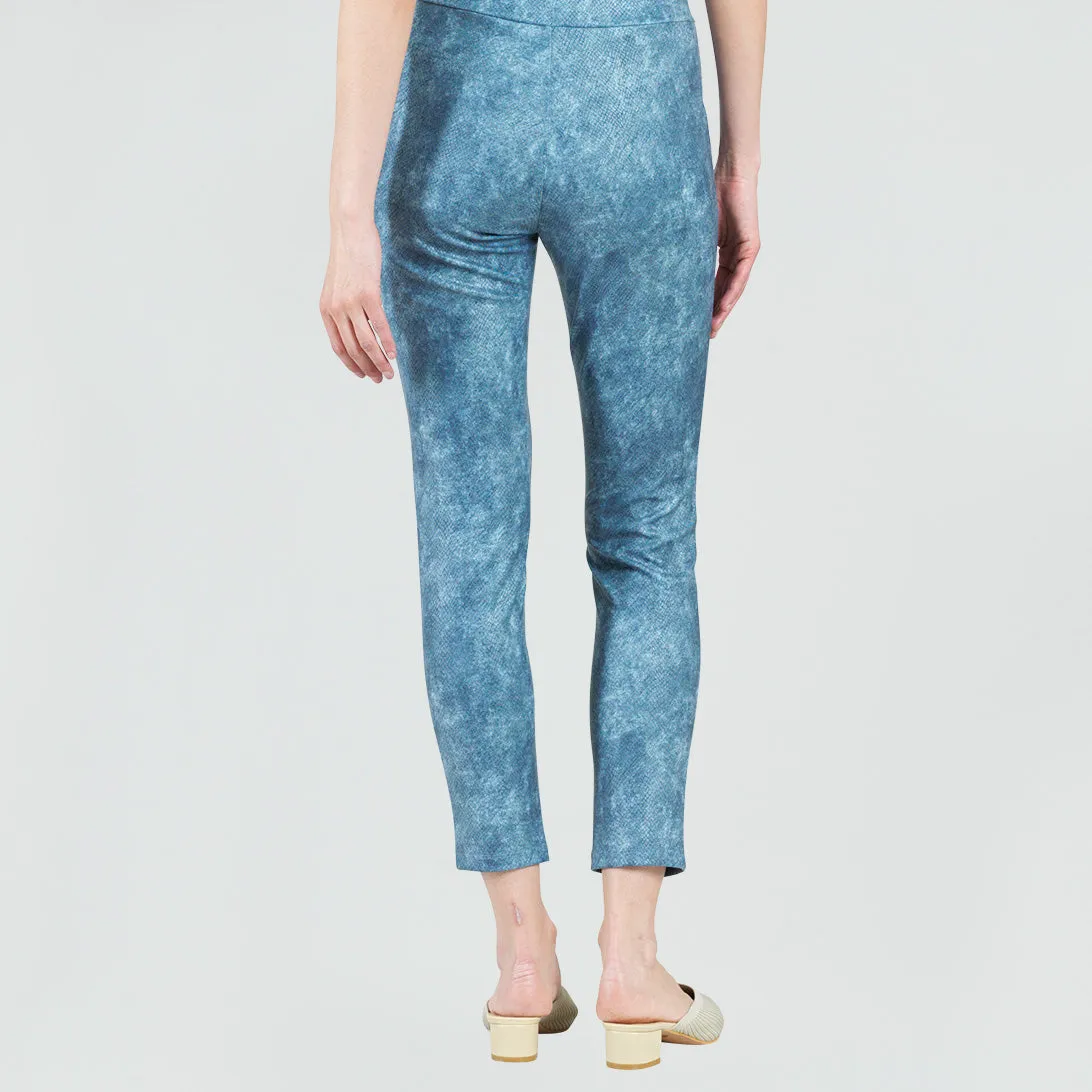 Liquid Leather™ - Textured Skinny Pocket Pant - Denim Print - Final Sale!