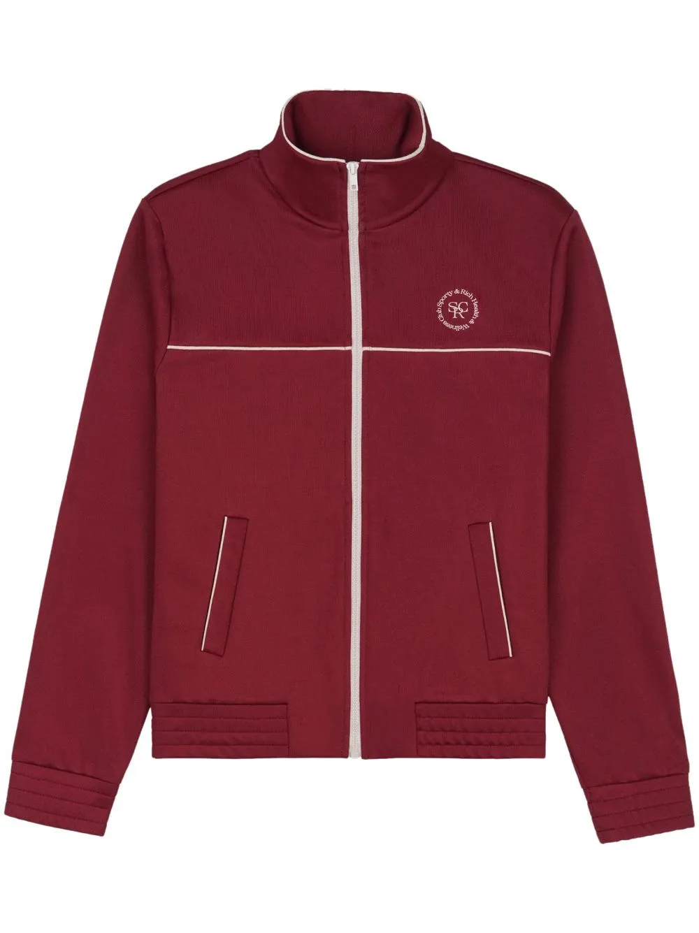 logo-print track jacket