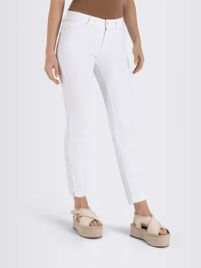 Mac Jeans WHITE M Dream Chic Cropped Jeans 5471 0355L D010