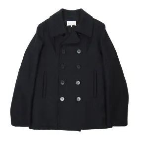 Maison Margiela Charcoal Wool Peacoat Size 48