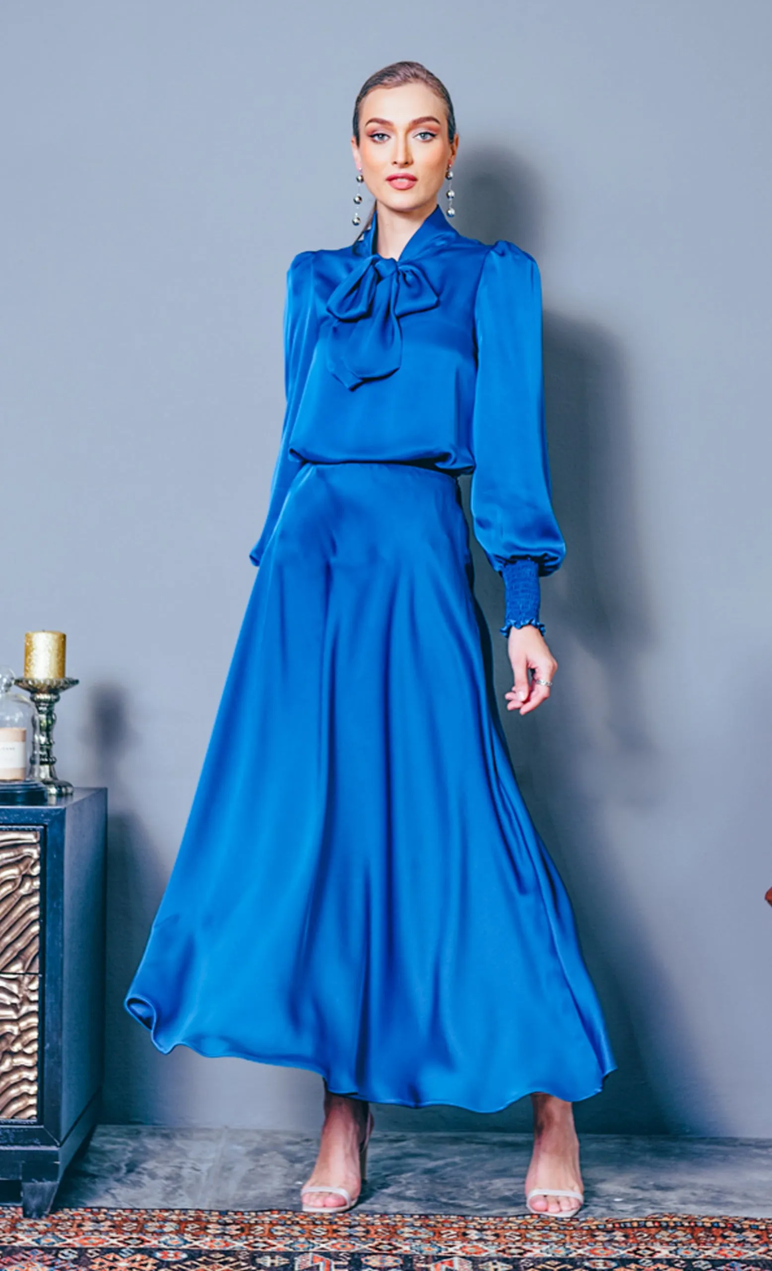 Marienne Skirt in Sapphire Blue