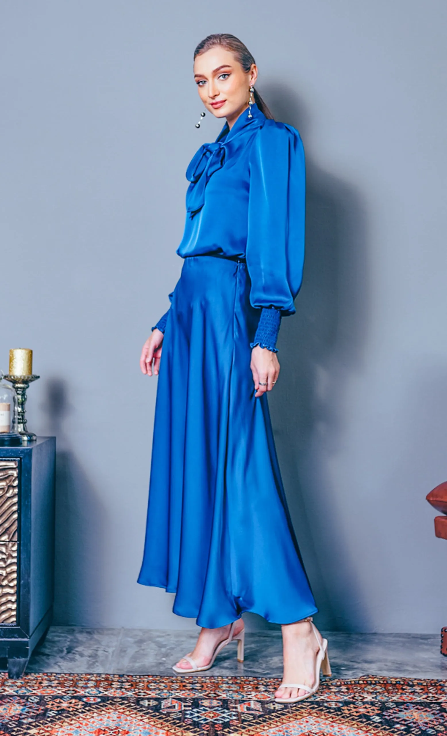 Marienne Skirt in Sapphire Blue