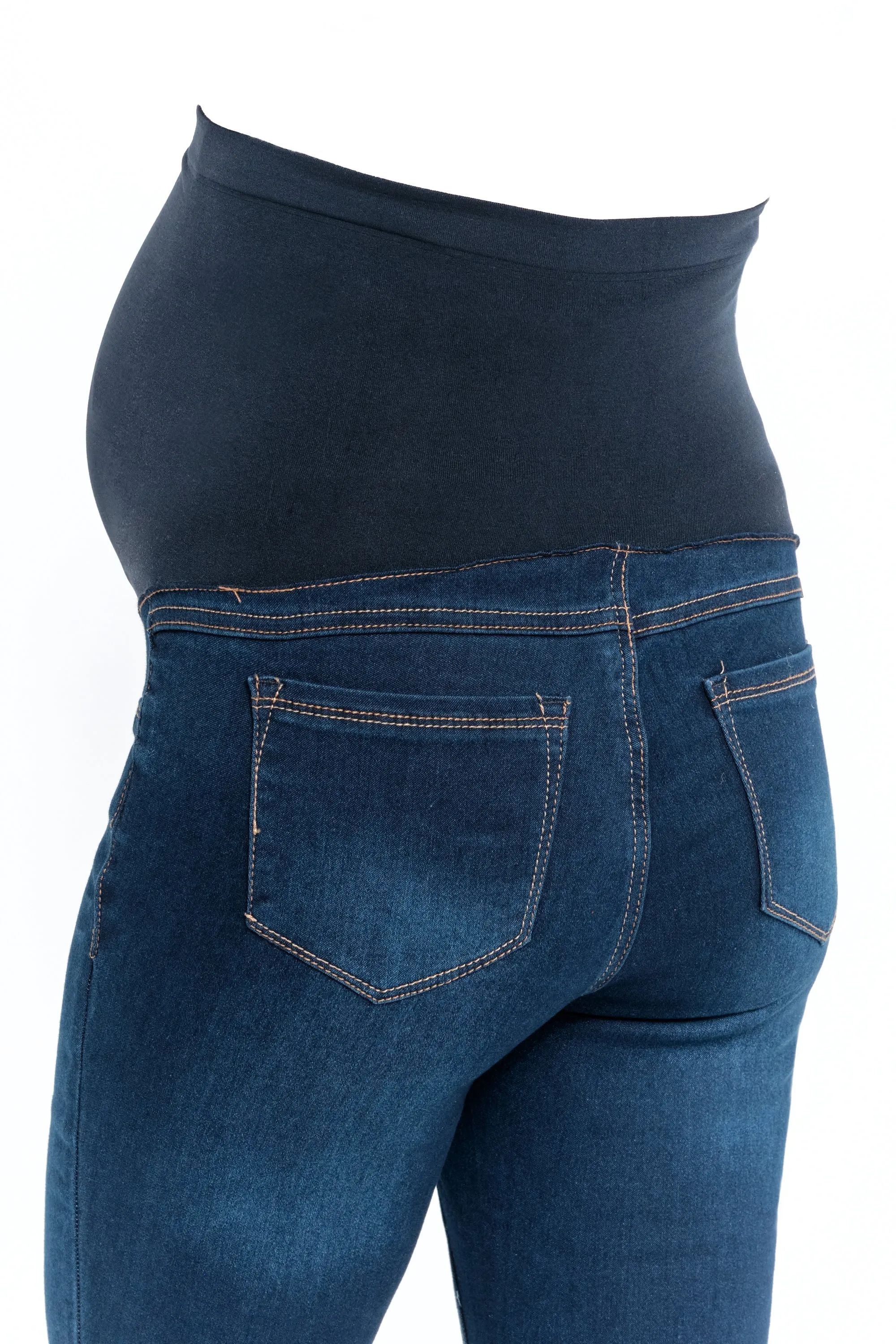 Maternity Butter Skinny w/ Bellyband in Lennox