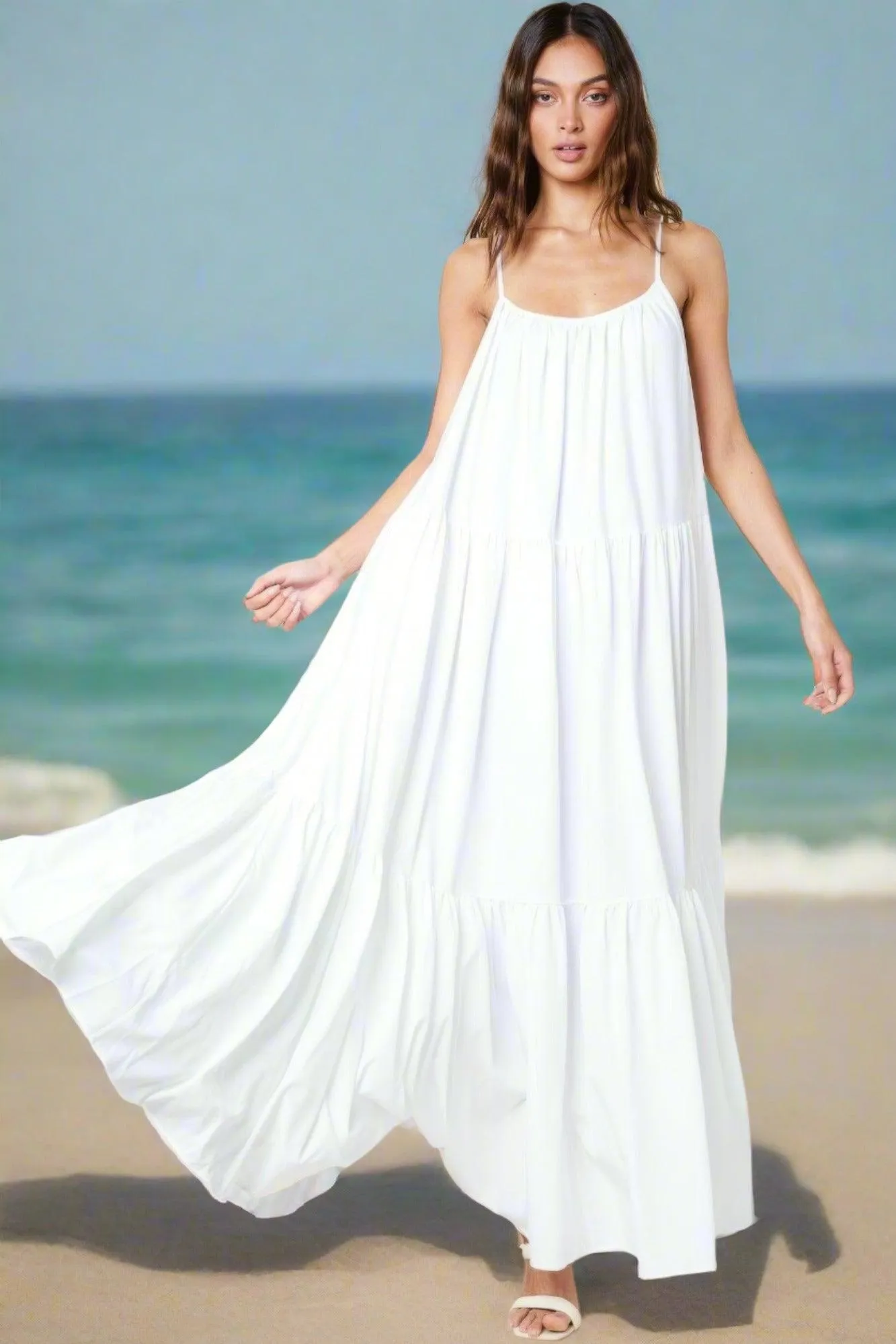 Maxi Sun Dress With Pockets