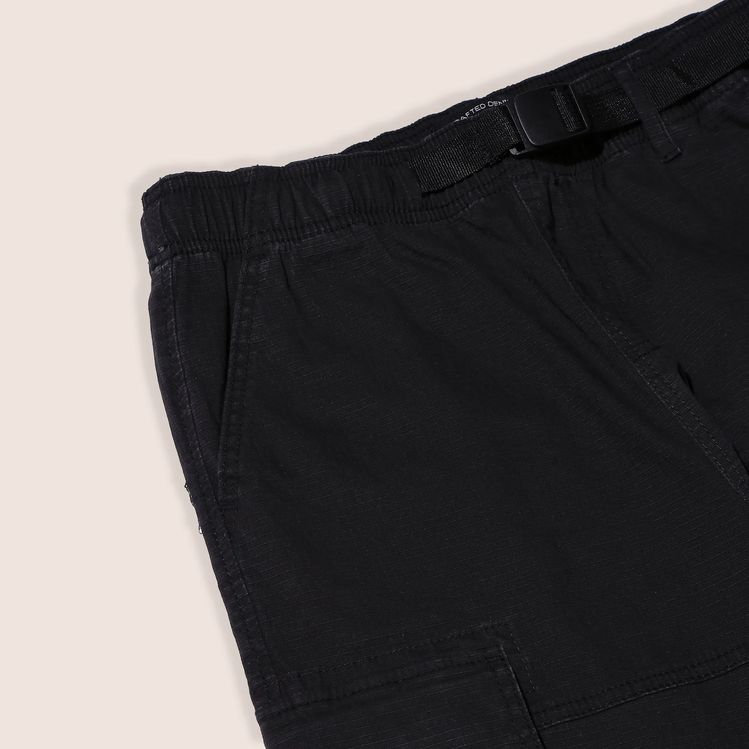 Men's Black Non Denim Cargo