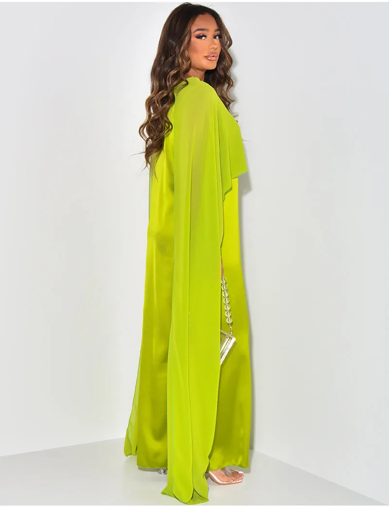 Millie Maxi Dress - Lime Green