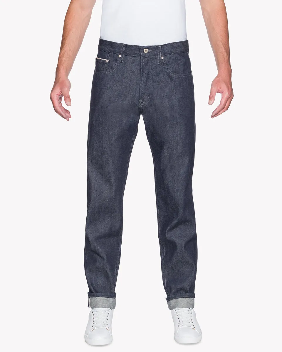 Naked & Famous Easy Guy Relaxed Tapered Mens Jeans - Indigo Selvedge