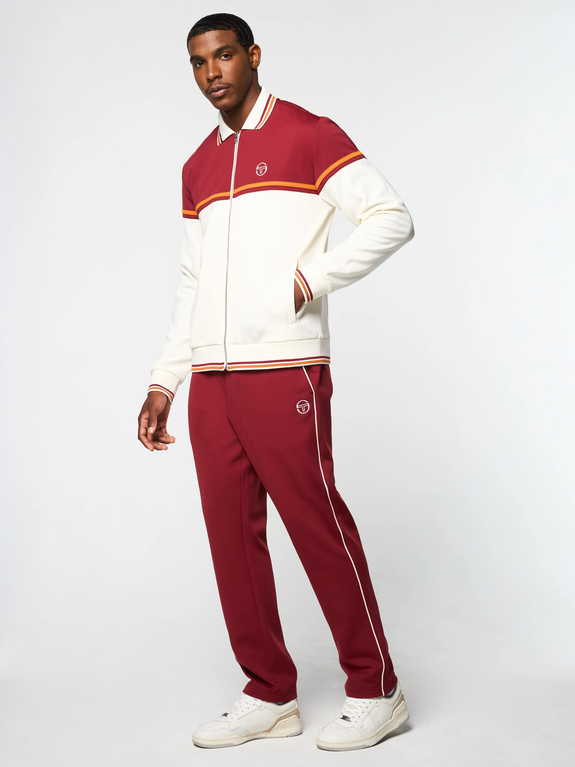 Olmi Track Jacket- Sun Dried Tomato