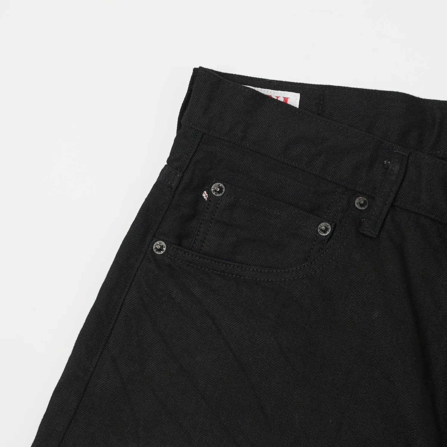 ONI 242-13BK 13oz Extra Wide Straight Jean - Black One Wash