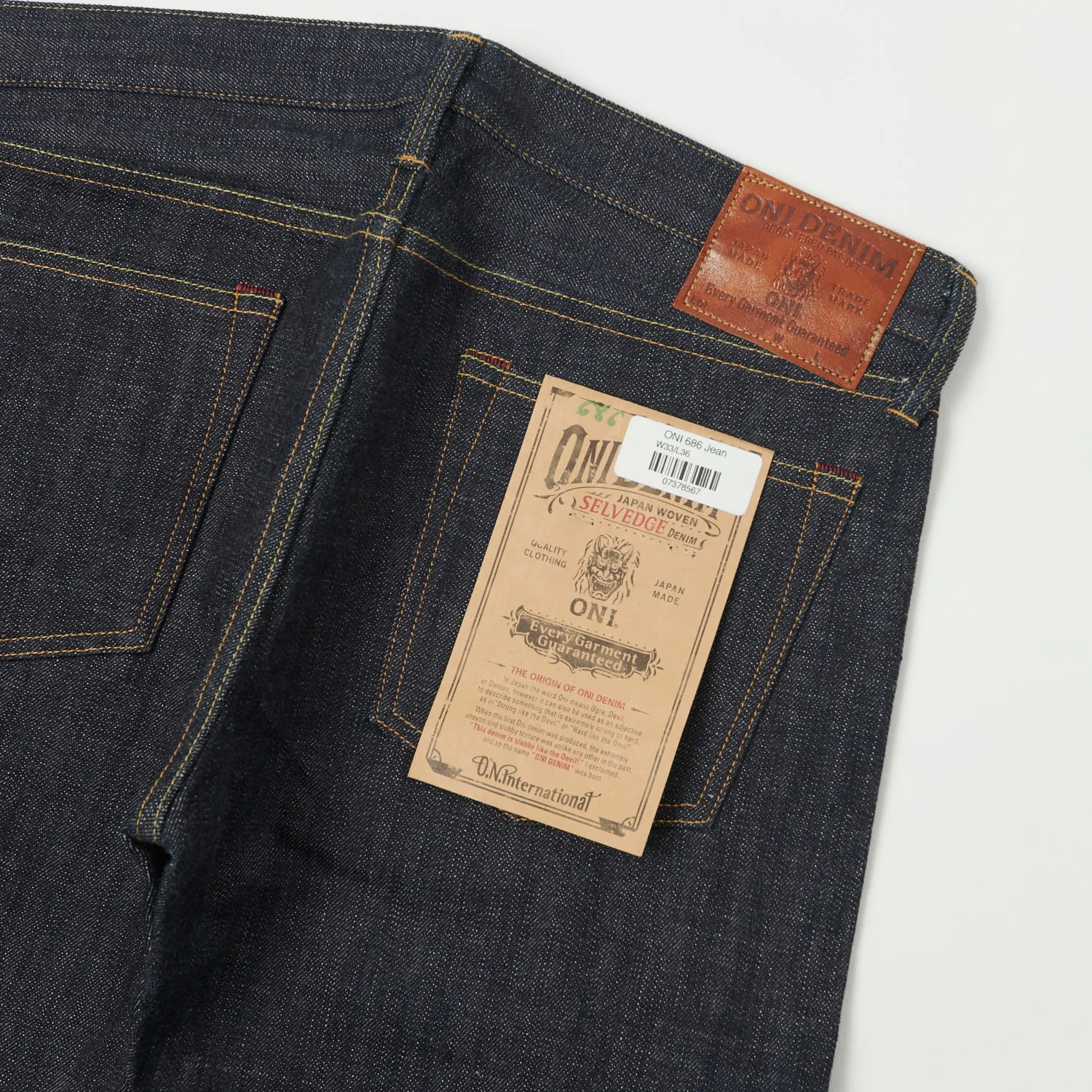 ONI 686 14oz Slim Tapered Jean - Raw