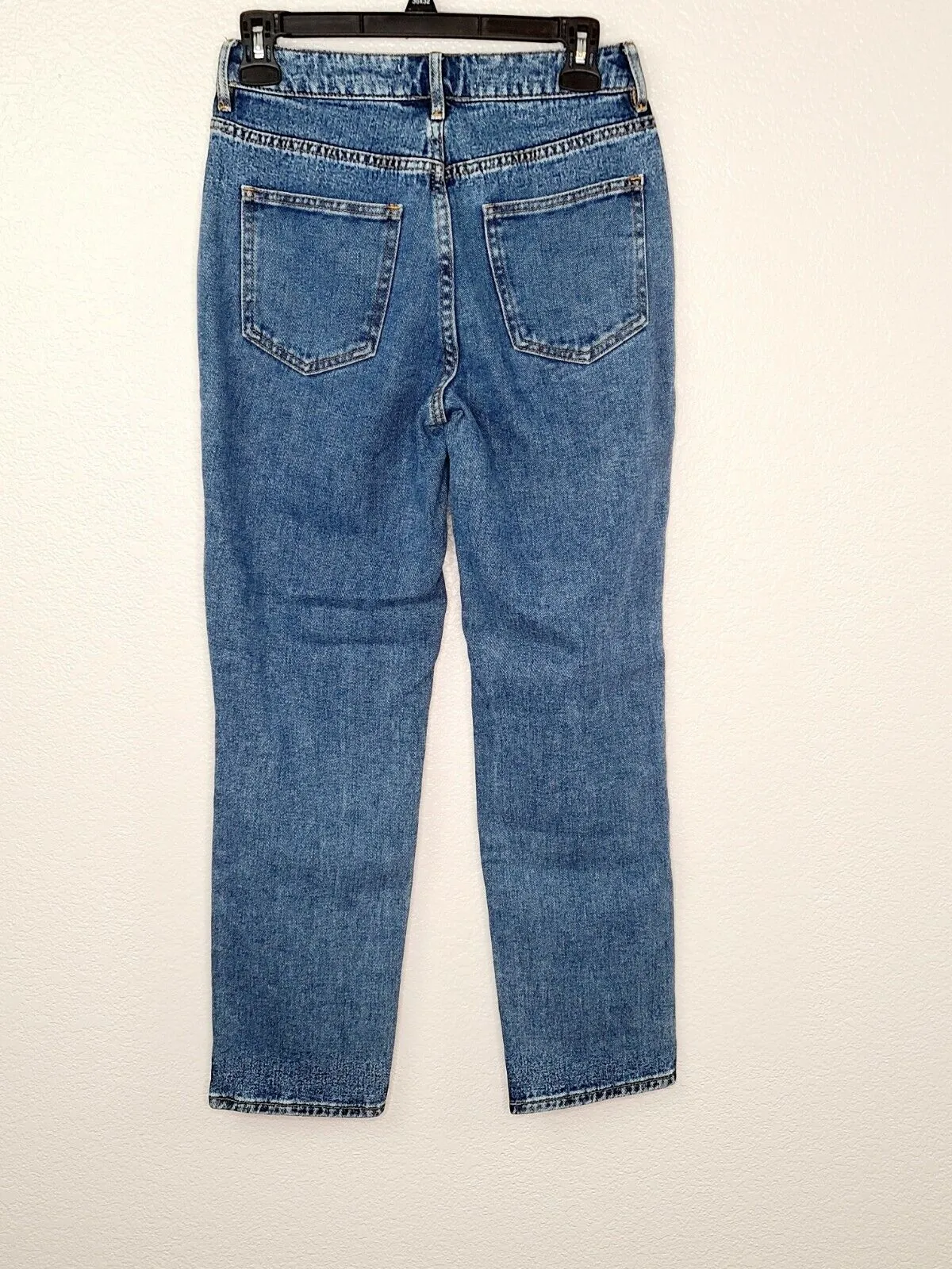 PacSun Los Angeles Women's Blue High Rise Distressed Mom Jeans Size 24