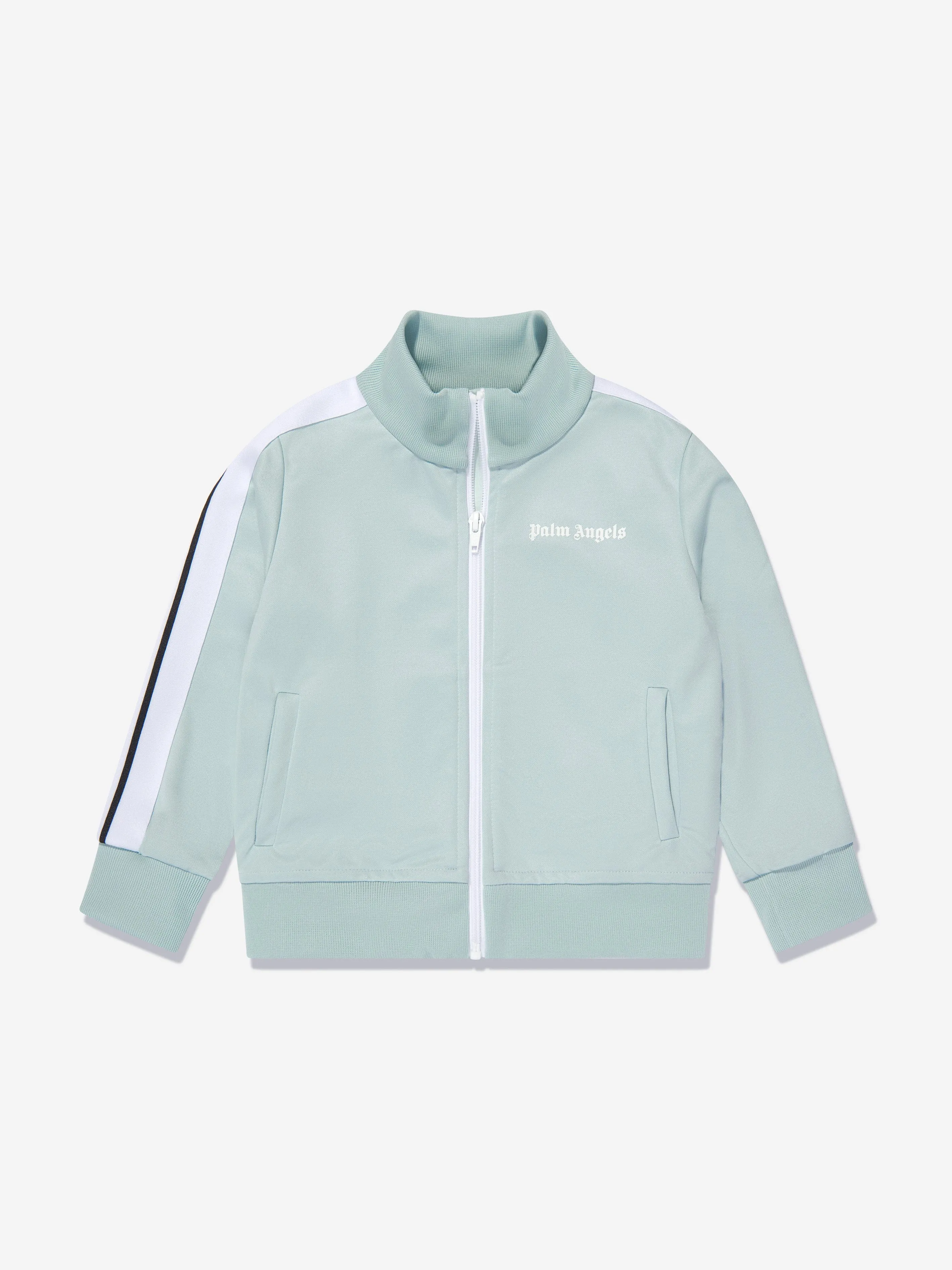 Palm Angels Boys Track Jacket in Blue