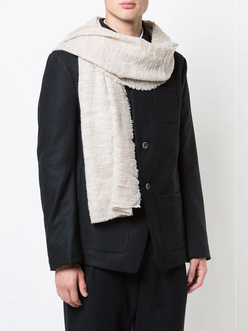 Penny Modal Virgin Wool Cashmere Nylon Scarf