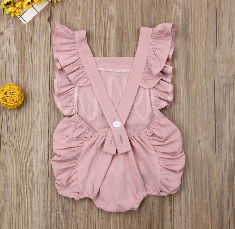 Pink First Birthday Romper #1000186