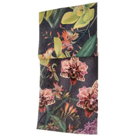 Powder Luxurious Exotic Evening Scarf - Ink Navy