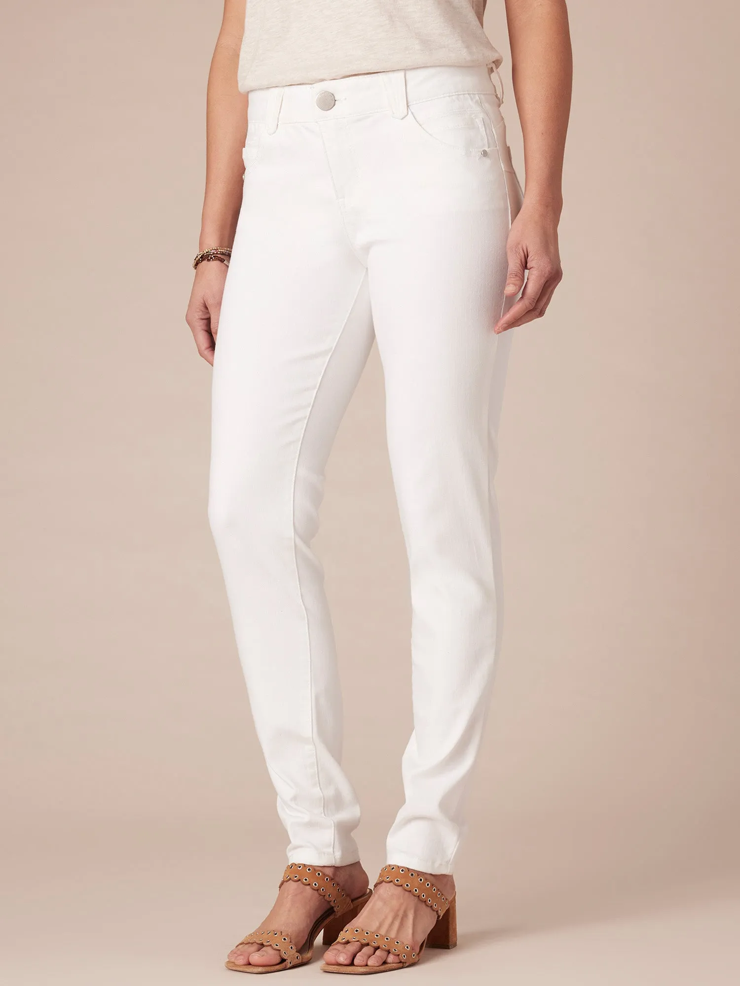 "Ab"solution® White Denim Jegging