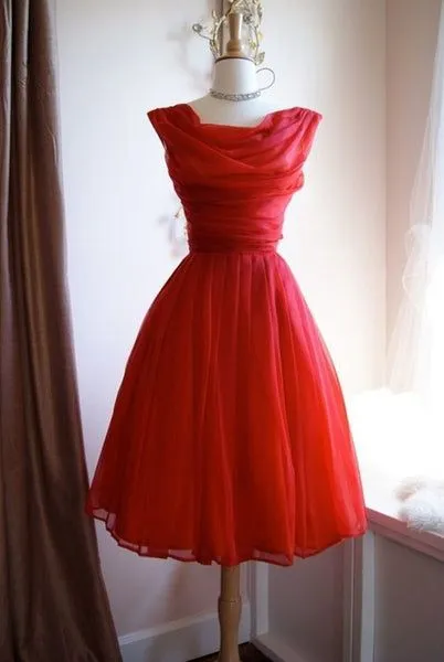 Red Homecoming Dress, Short Homecoming Dress      fg1869