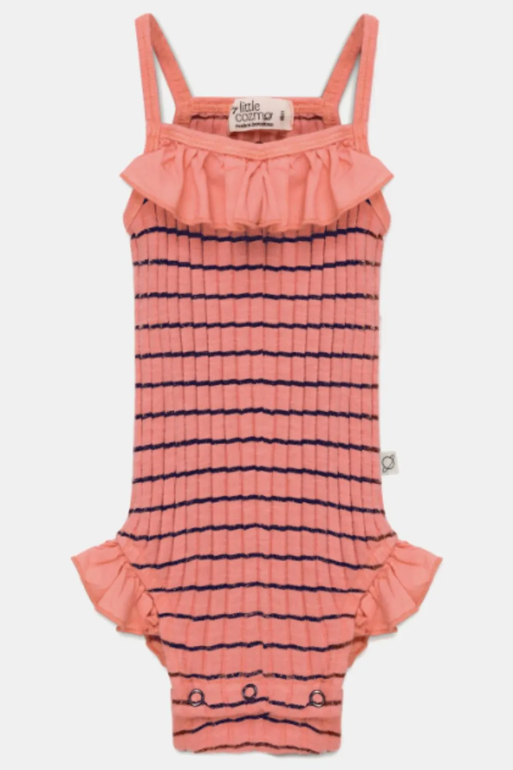 RIB STRIPE BABY ROMPER