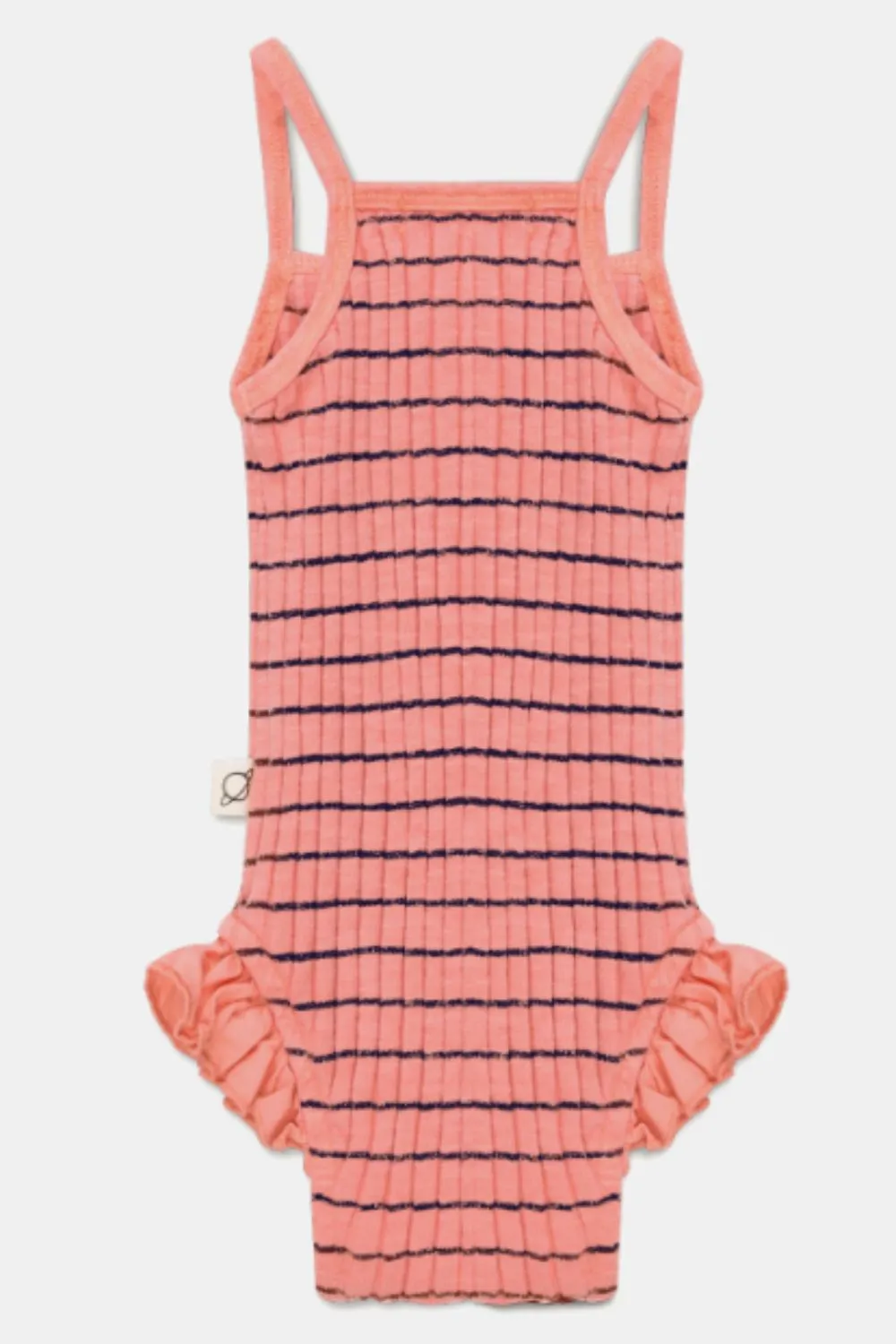 RIB STRIPE BABY ROMPER