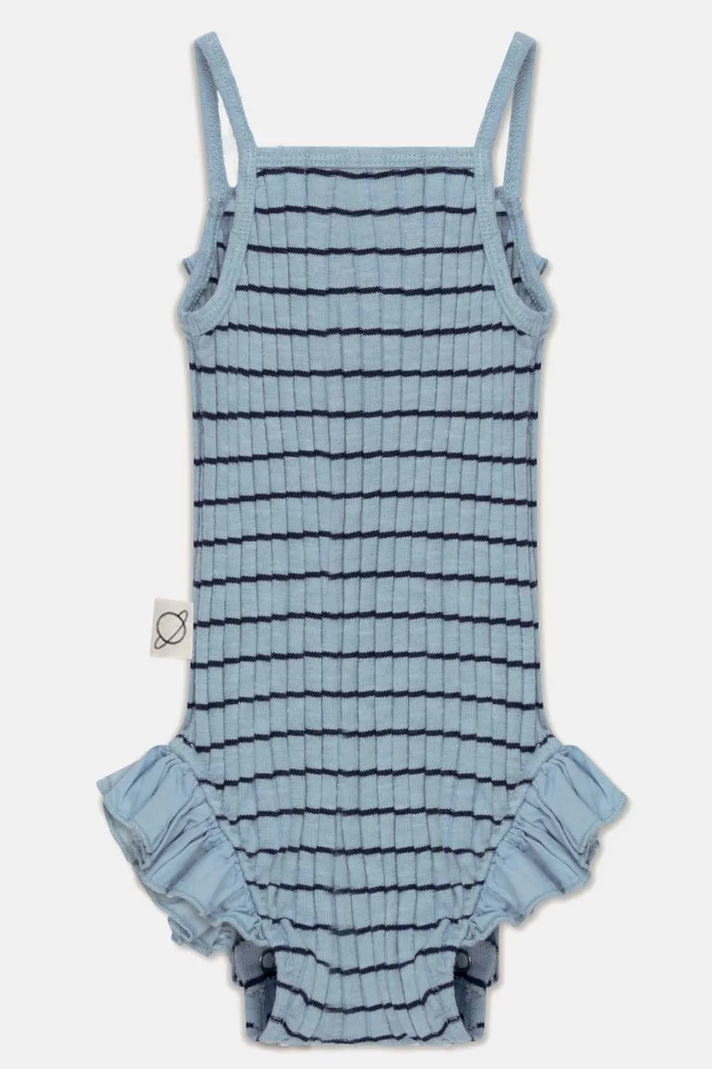 RIB STRIPE BABY ROMPER