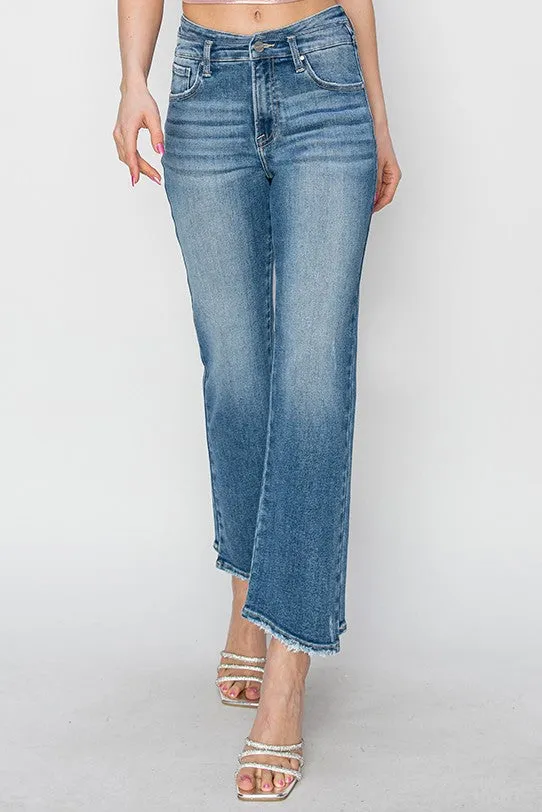 Risen Jeans - High Rise Slim Straight Jeans - RDP5647